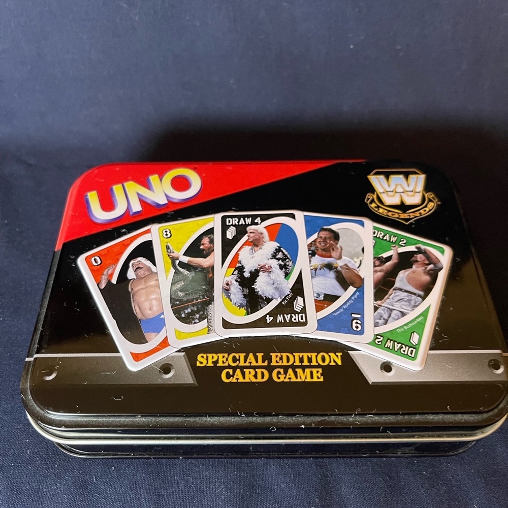 WWE Special Edition UNO Card Game - Red, Black, Gold